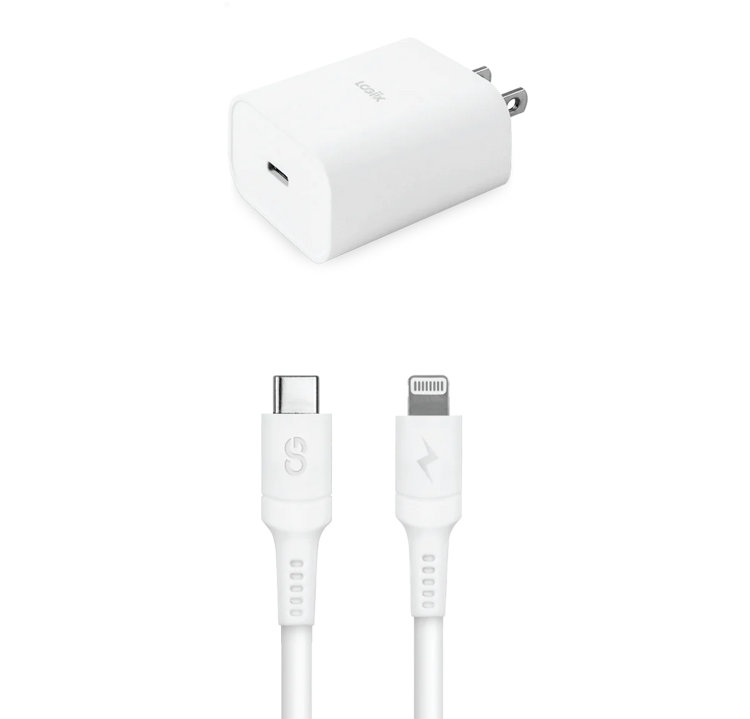 LOGiiX | Essential Charging Kit 20W - White | LGX-13535