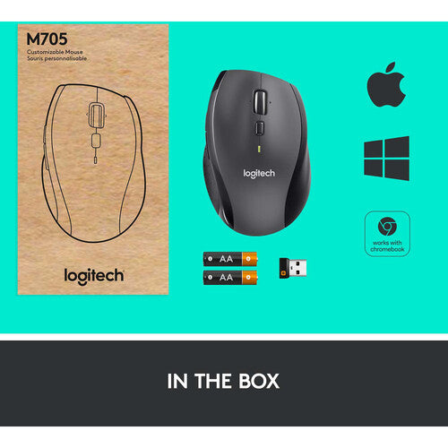 SO Logitech | M705 Marathon Wireless Mouse -Black | 910-001935