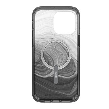 ZAGG GEAR4 | iPhone 14 Pro Max - D3O Milan Snap Case - Black Swirl | 15-10147