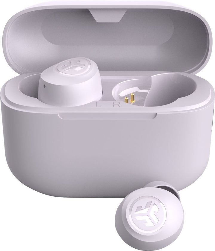 JLab | Go Air Pop True Wireless Headphones Lilac White | 105-1688  | PROMO ENDS DEC. 26 | REG. PRICE $39.99