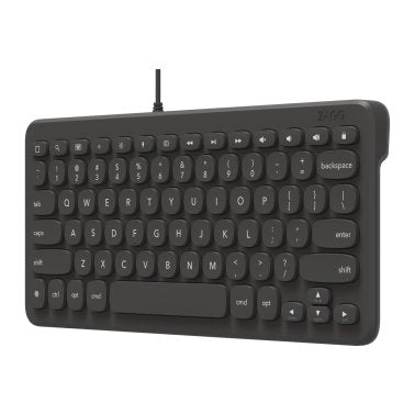 Zagg | Wired TKL Keyboard Lightning Cable - Black | 15-12082