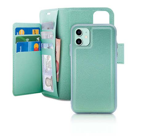 Caseco | Sunset Blvd 2-in-1 RFID Blocking Folio Case iPhone 11 Pro - Teal/Turquoise | C3506-06