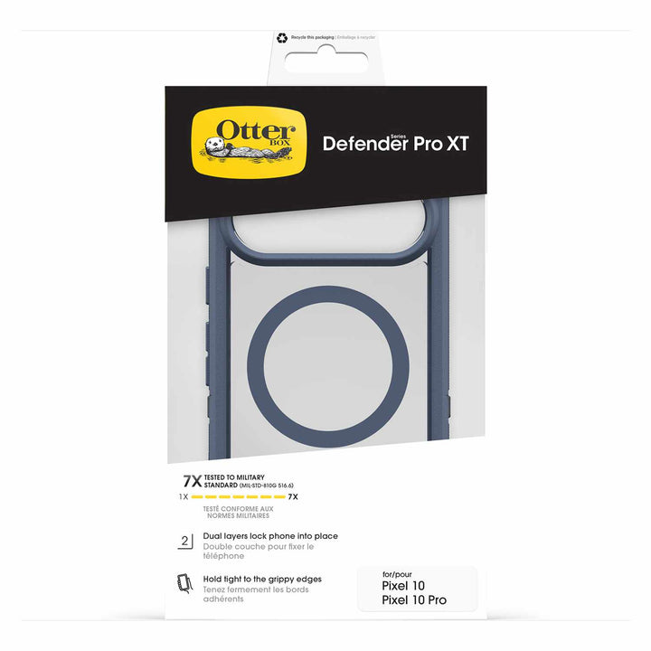 OtterBox | Defender Pro XT Case w/Magnets Mountain Storm for Google Pixel 10/10 Pro - Clear | 77-98262