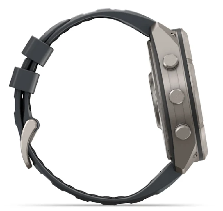 Garmin | fenix 9 Pro – 51 mm with Graphite/Black Silicone Band - Titanium | CE010-04337-25