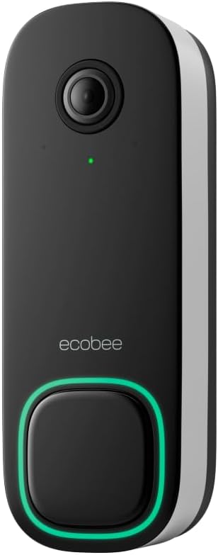 Ecobee | Smart Doorbell Camera Wired Video Doorbell - Black | EB-CAMSDB-01