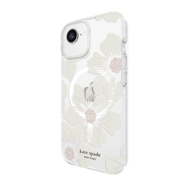 Kate Spade | Protective Prints MagSafe Case for iPhone 16e / 15 / 14 / 13 - Hollyhock Floral | KS056566