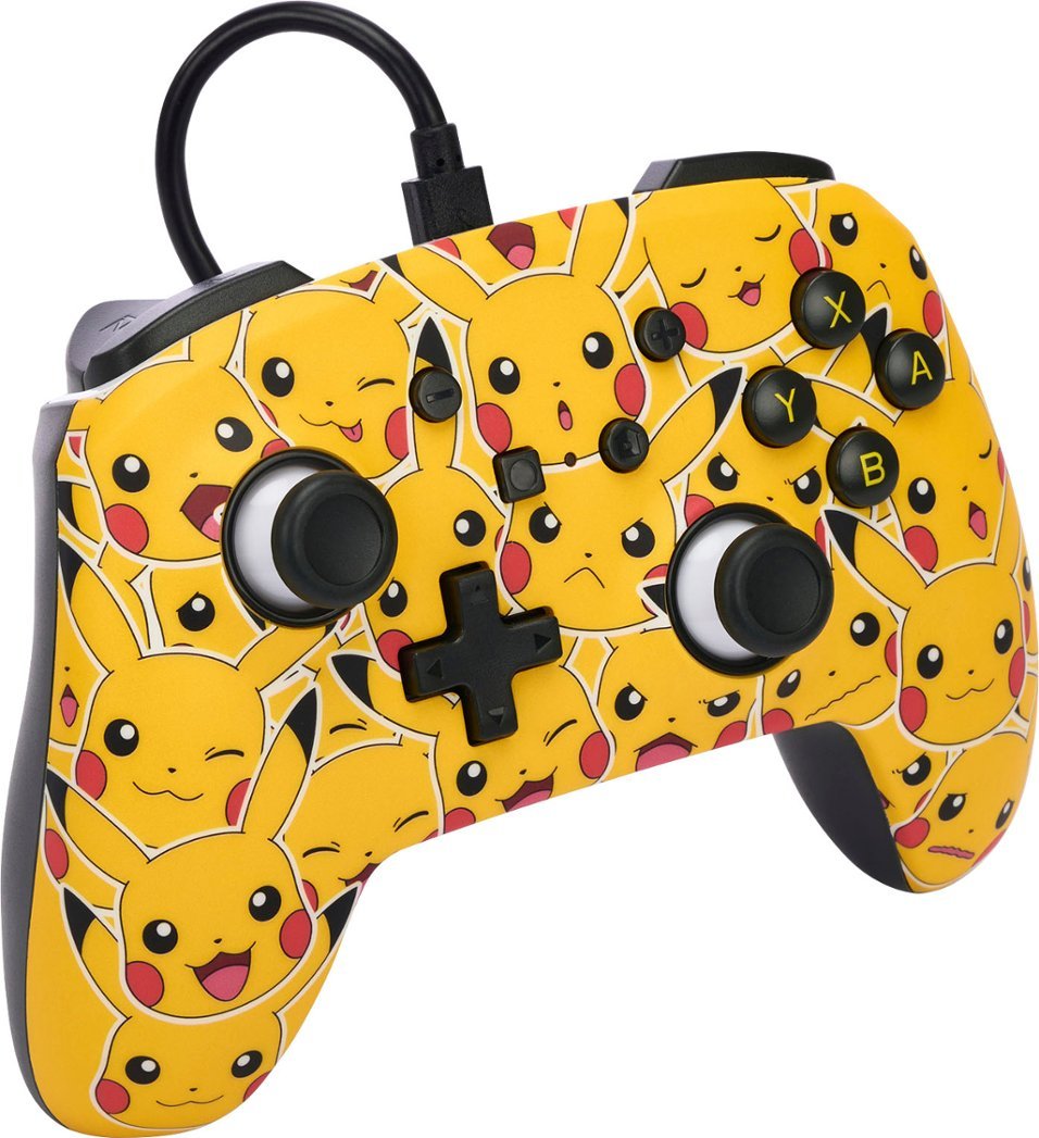 PowerA | Enhanced Wired Controller for Nintendo Switch - Pikachu Moods | NSGP0083-01