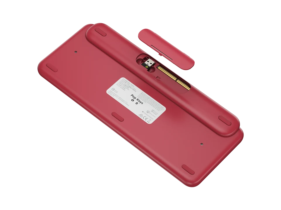 Logitech | POP Keys Wireless Mechanical Keyboard with Customizable Emoji Keys - Heartbreaker - Rose | 920-010709 PROMO ENDS NED