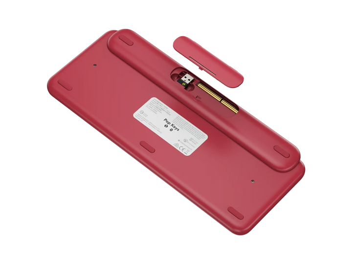 Logitech | POP Keys Wireless Mechanical Keyboard with Customizable Emoji Keys - Heartbreaker - Rose | 920-010709 PROMO ENDS NED