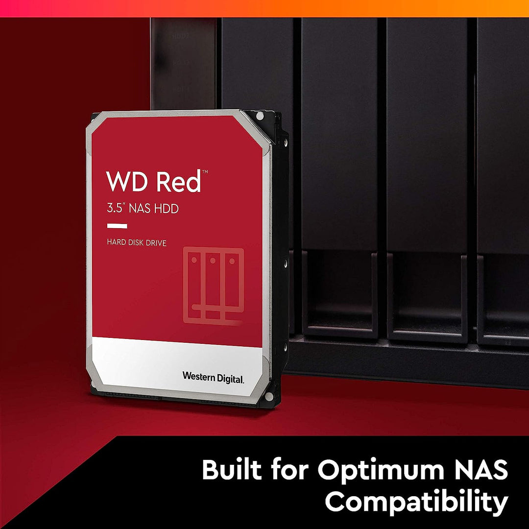 WD | Red 4TB NAS Internal Hard Drive - 5400 RPM Class, SATA 6Gb/s, SMR, 256MB Cache, 3.5" - WD40EFAX