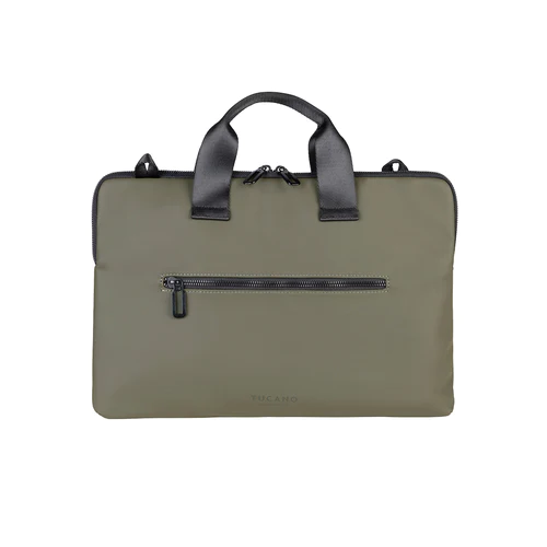 Tucano | Gommo Slim Bag for 15.6in laptops and 16in MacBook Pro - Green | BSGOM1516-VM