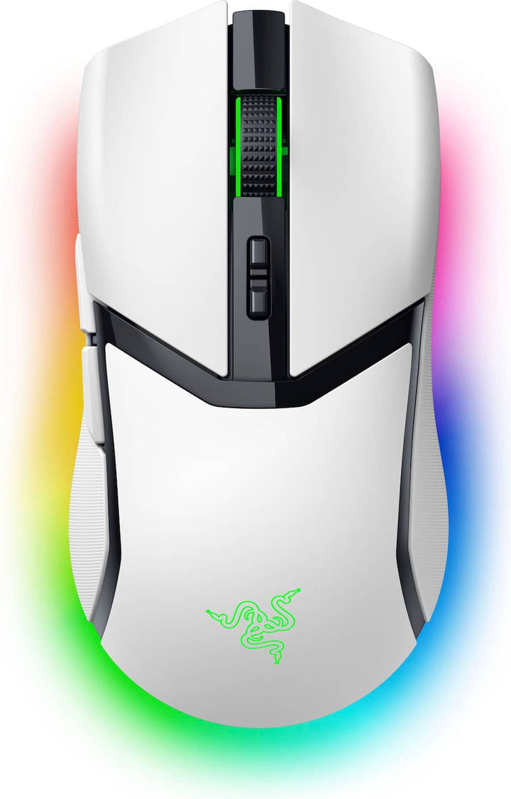 Razer | Cobra Pro Optical Gaming Mouse with Chroma RGB Lighting Wireless - White | RZ01-04660200-R3U1