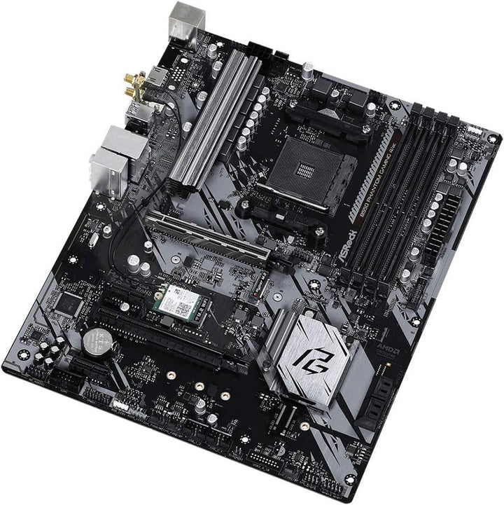 ASRock | Phantom Gaming 4 Motherboard AM4 DDR4 AMD B550 SATA 6GB/s ATX | B550 PHANTOM GAMING 4 AC