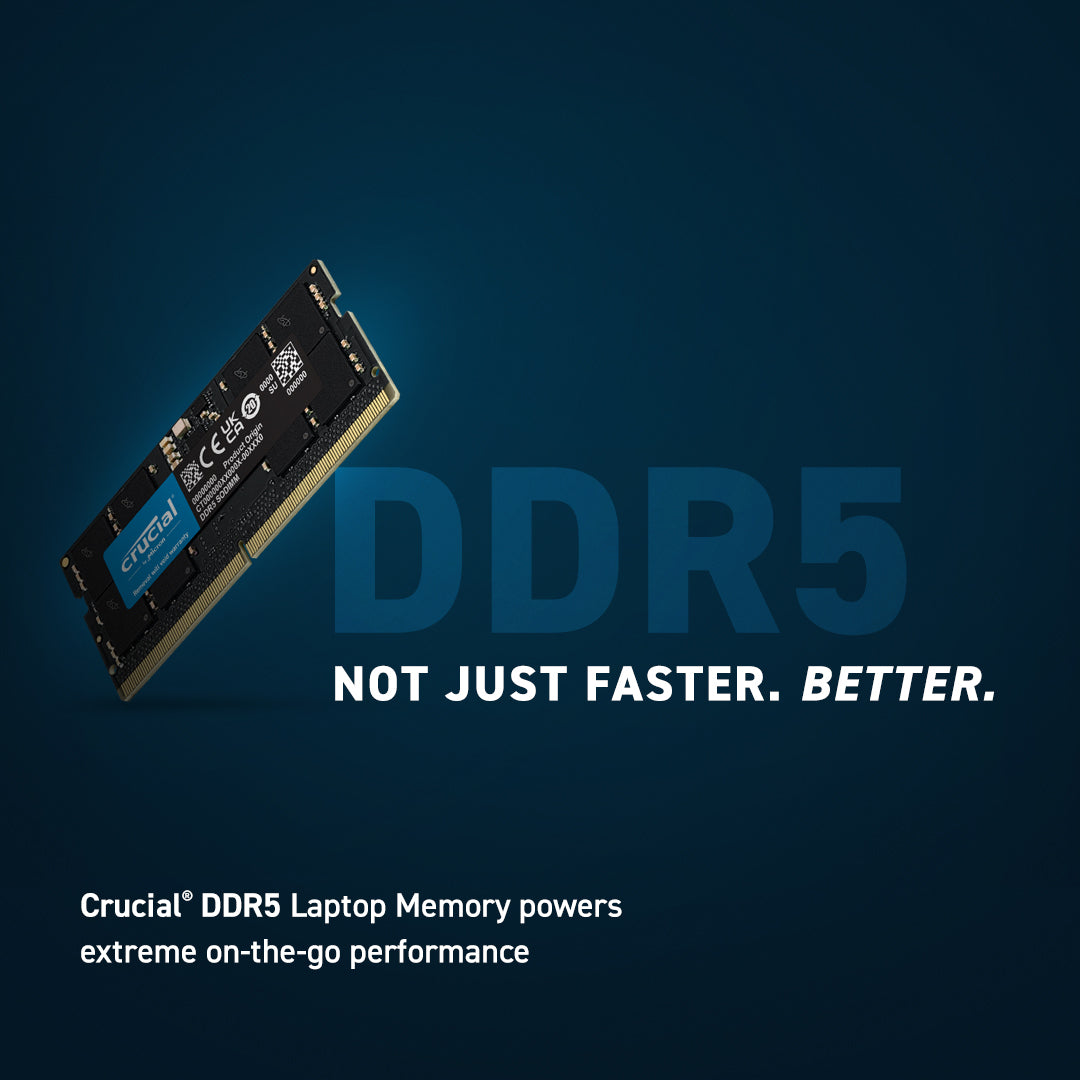 Crucial | RAM 8GB DDR5 SODIMM 5600Mhz | CT8G56C46S5