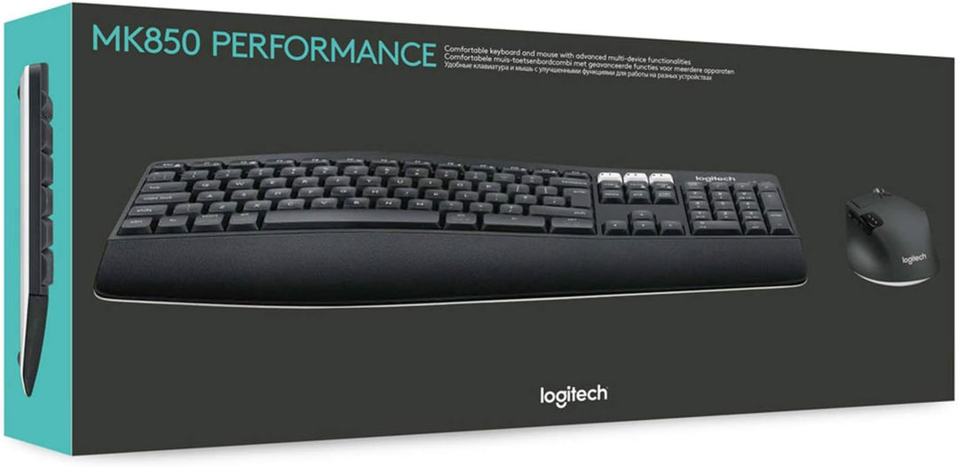 Logitech | MK850 Bluetooth Optical Ergonomic Keyboard & Mouse Combo | 920-008219