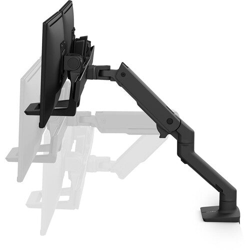 Ergotron | HX Desk Dual Monitor Arm Mount Black  up to 32" | 45-476-224