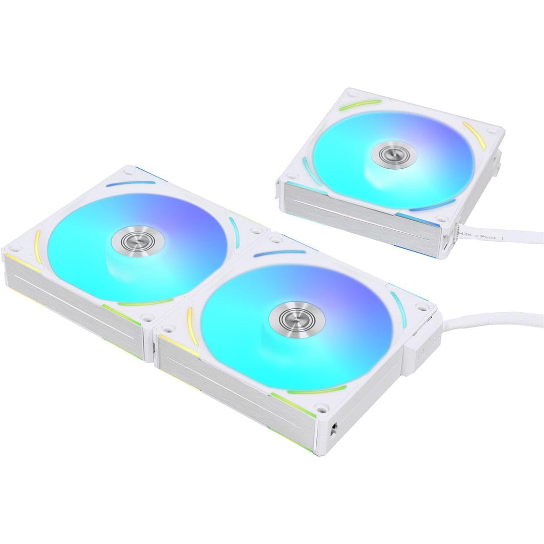 /// Lian-Li | UNI Fan AL120 V2 RGB 3x 12cm Pack w/ Controller - White | UF-AL120V2-3W PROMO ENDS DEC 30