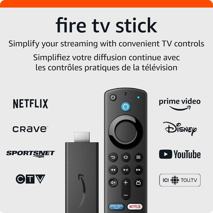 Amazon | Fire TV Stick HD (2024) Media Streamer with Alexa Voice Remote | B0CQN248PX