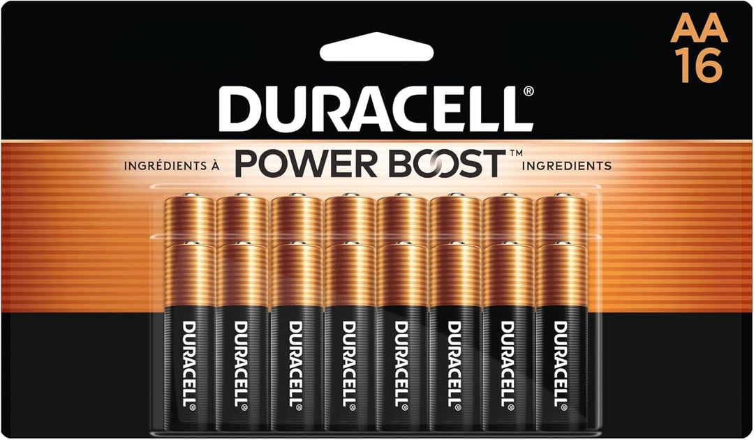 Duracell | Coppertop AA Batteries with Power Boost Ingredients, 16 Count (Pack of 1) | MN1500B16Z