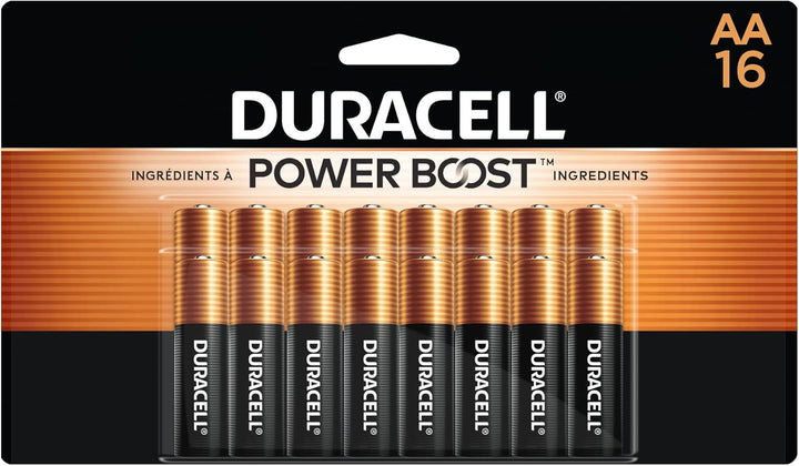 Duracell | Coppertop AA Batteries with Power Boost Ingredients, 16 Count (Pack of 1) | MN1500B16Z