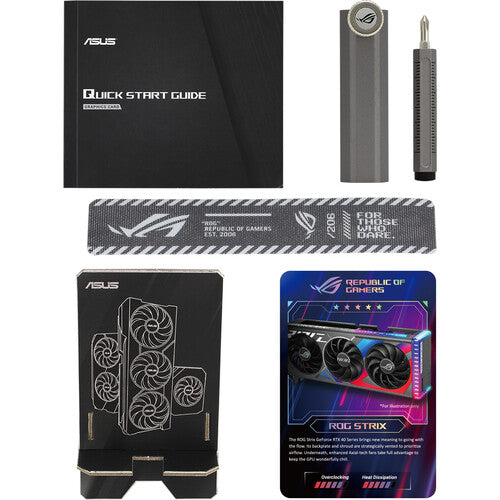 ASUS | Video Card ROG Strix GeForce RTX 4060 Ti OC Edition Gaming Graphics Card (PCIe 4.0, 8GB GDDR6, DLSS 3, HDMI 2.1, DisplayPort 1.4a) ROG-STRIX-RTX4060TI-O8G-GAMING
