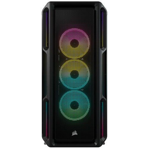 Corsair | iCUE 5000T RGB Tempered Glass Mid-Tower ATX PC Case - Black | CC-9011230-WW