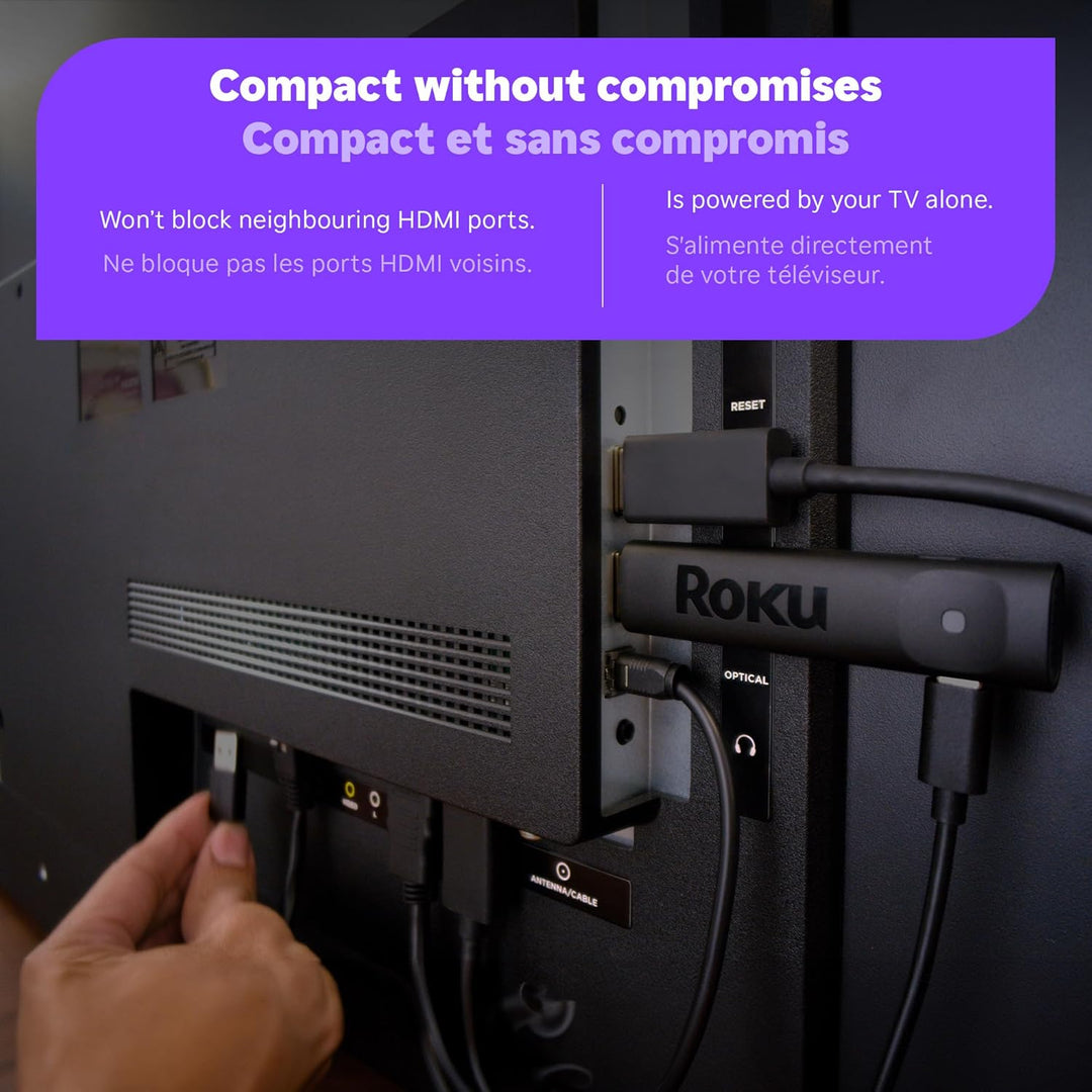 Roku | Streaming Stick Plus 4K Media Streamer with Remote | 3830CA