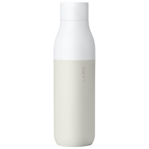Larq | PureVis 740ml (25 oz.) Insulated Stainless Steel Water Bottle with Self-Cleaning Mode - Granite White | BDGW074A