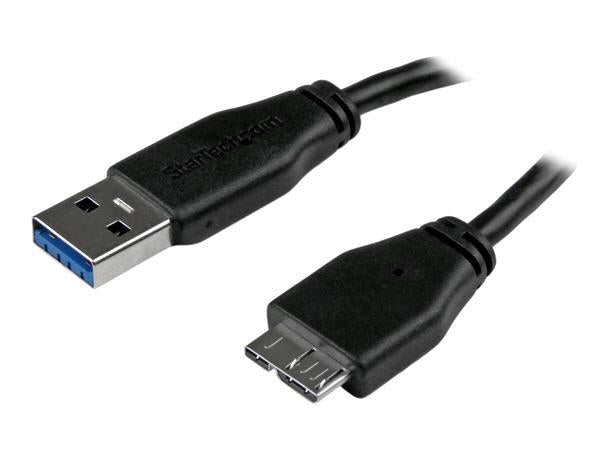 Startech | 1m/3ft Slim USB 3.0 Micro B Cable | USB3AUB1MS