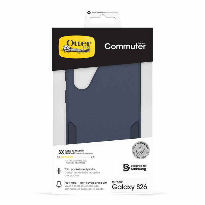 OtterBox | Commuter w/Magnets Case Samsung Galaxy S26+ - Riverside Blue | 77-99807