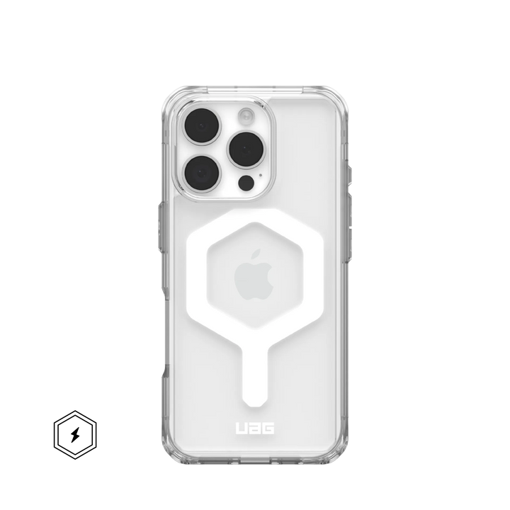 UAG | Plyo MagSafe Rugged Case iPhone 16  - Pro Ice / White | 120-8688