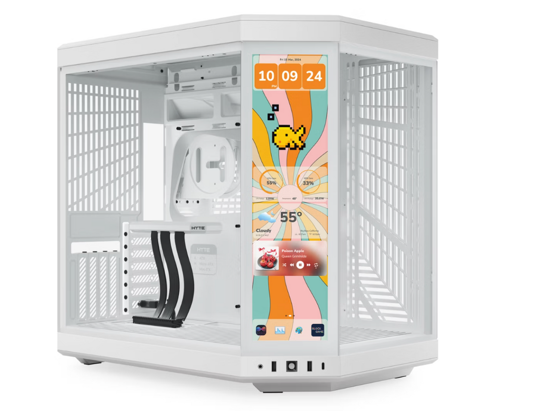 Hyte  | Computer Case Y70 touch infinite mTower ATX TG Snow White  | CS-HYTE-Y70TTI-WW