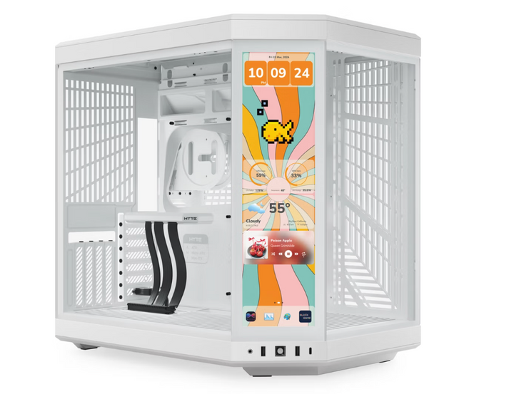 Hyte  | Computer Case Y70 touch infinite mTower ATX TG Snow White  | CS-HYTE-Y70TTI-WW