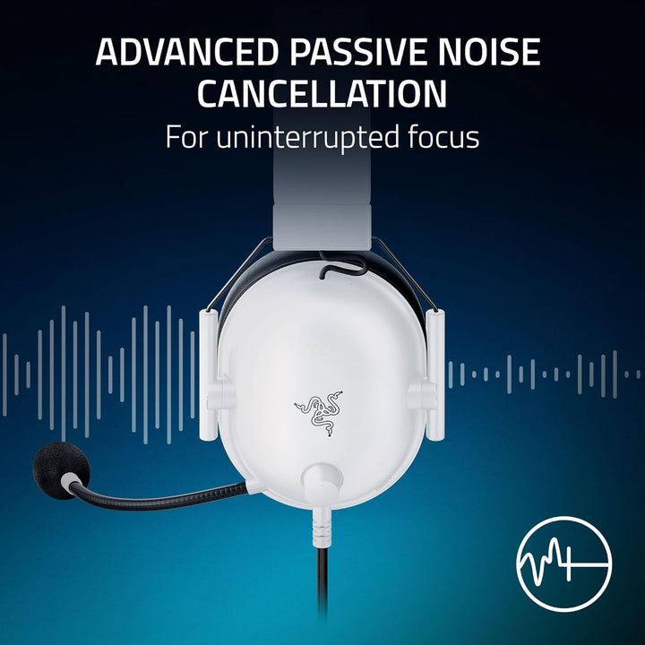Razer | BlackShark V2 X Gaming Headset  for PS5, Xbox Series X - White | RZ04-03240700-R3U1