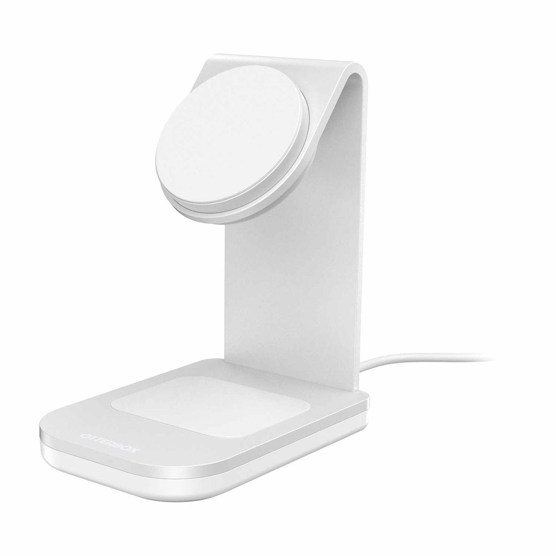 OtterBox | Qi2 2-in-1 Wireless Charging Stand 25W - White | 77-000784
