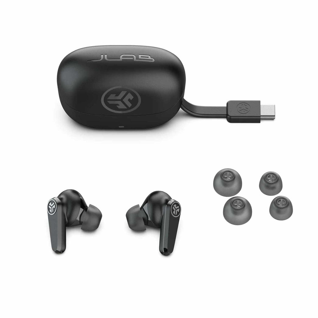 JLAB | Go Pods ANC True Wireless Earbuds - Black | IFCEBGOPODSRBLK124
