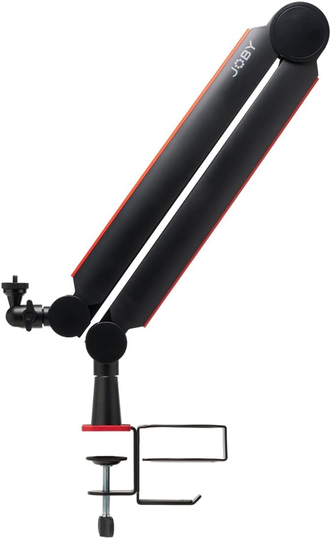 Joby | Wavo Microphone Boom Arm Stand for Streamers and Podcasters - Black | JB01803