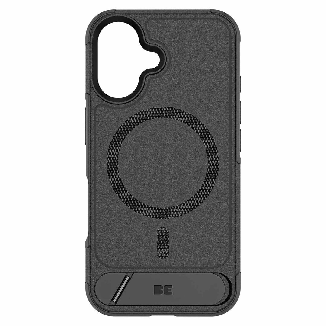 Blu Element | Armour Ultra MagSafe w/Kickstand Case for iPhone 16 - Black | BEARUT16K