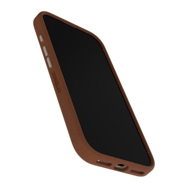 OtterBox | Symmetry Cactus Leather w/MagSafe iPhone 17 + Camera Control Case - Desert Saddle | 77-99016
