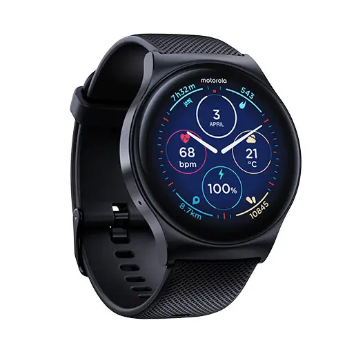 Motorola | Moto Watch 120 - Black | MOSWZ120-PB