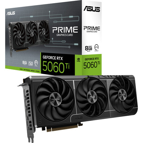 ASUS | Video Card GeForce RTX 5060 Ti PRIME 8GB Graphics Card - Black | PRIME-RTX5060TI-8G