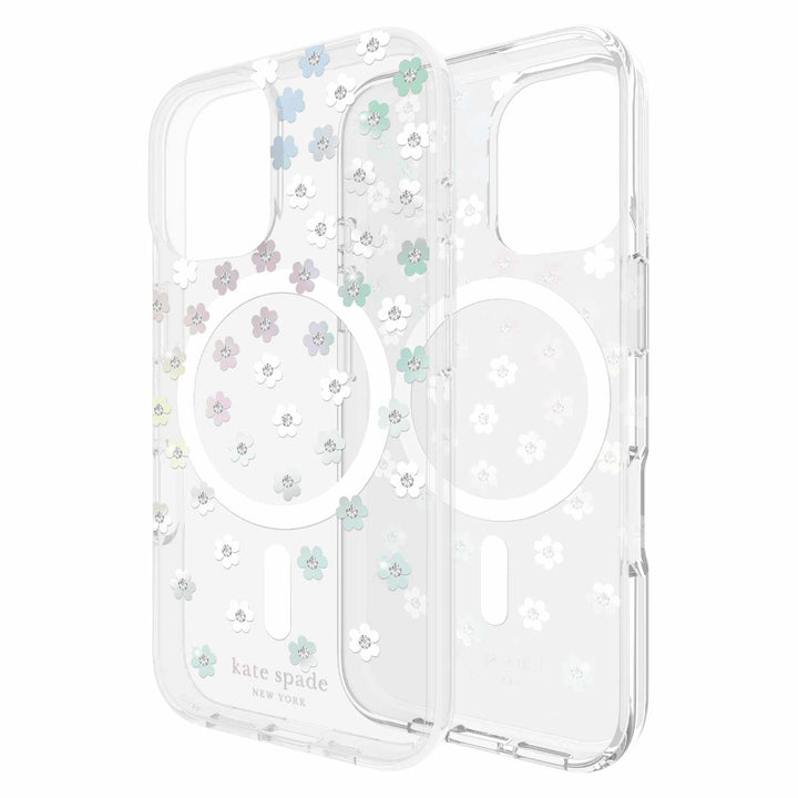 //// Kate Spade | Protective Case w/MagSafe iPhone 16 - Scattered Flowers | 120-8908