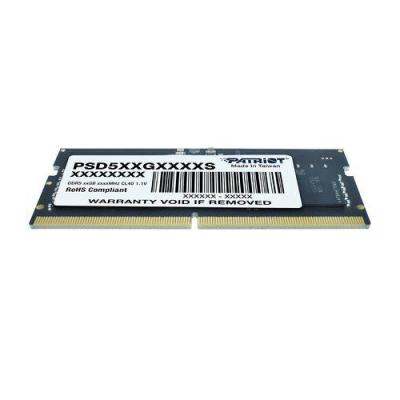 Patriot | Memory Signature SL 16GB DDR5 5600MT/s SODIMM 2Gx8 SODIMM | PSD516G560081S