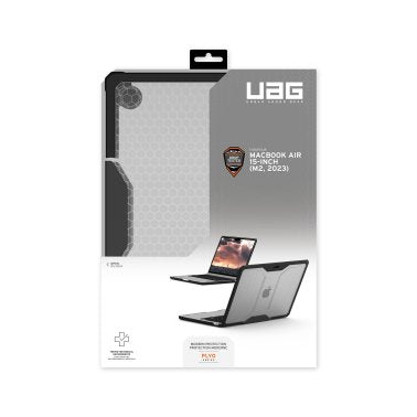 UAG | Plyo Case MacBook Air 15" M4 / M3 /M2 - Ice/Black | 134414114340