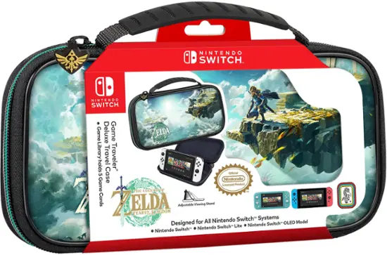 Nintendo Switch | RDS Industries Game Traveler Deluxe Zelda Tears of the Kingdom Travel Case for Nintendo Switch - Multi | NNS433