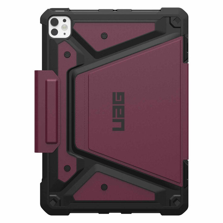 UAG | Metropolis SE Folio Rugged Case for iPad Pro 11" 5th Gen M4 (2024) - Bordeaux | 120-8336