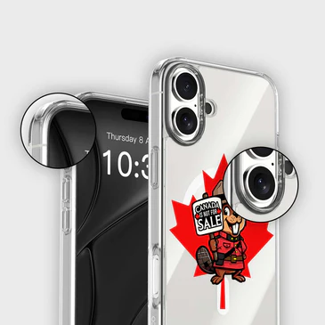 /// Caseco | Mountie Case Canada Is Not For Sale iPhone 16 - Clear | Z24C8-BA