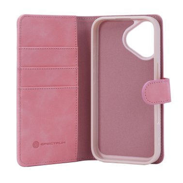 SPECTRUM | Folio Slim Detachable 2-1 Wallet iPhone 17 Case - Pink | 2006FOLIO
