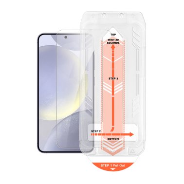 /// HyperGear | HD Tempered Glass Screen Protector w/ Easy Installation Applicator Tray Samsung Galaxy S24 | 15-13567