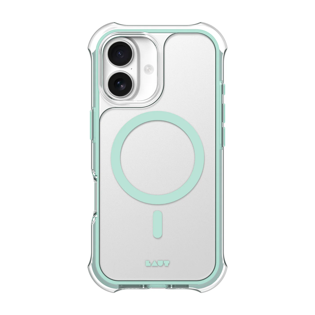 LAUT | Aero Protect MagSafe iPhone 17 Case - Aqua Mint | L_IP25A_AP_MT